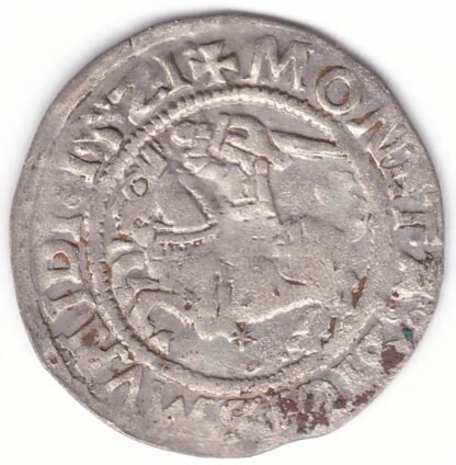 H79 M. Žygimanto Senojo lietuviškas pusgrašis, 1521 m. SIGISMVNIDI - Image 2