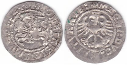 H93 X. Žygimanto Senojo lietuviškas pusgrašis, 1524 m. 524.