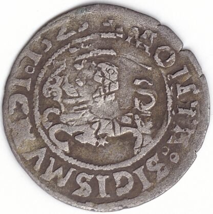 H94 H. Žygimanto Senojo lietuviškas pusgrašis, 1525 m. DVCI. - Image 2
