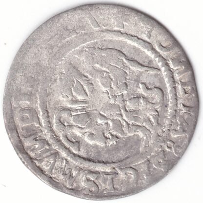 H96 AJ. Žygimanto Senojo lietuviškas pusgrašis, 1527 m. - Image 2