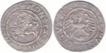 H98 G. Žygimanto Senojo lietuviškas pusgrašis, 1528 m.