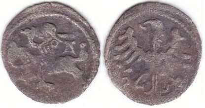 P5 A. Aleksandro Jogailaičio lietuviškas denaras