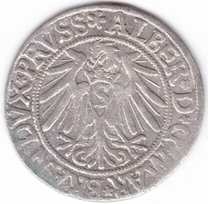 MB 3. Albertas I. Prūsijos 1539 m. grašis. - Image 3