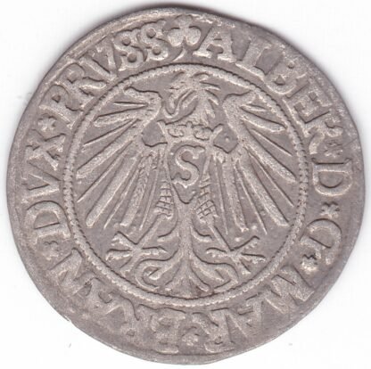 MB 3. Albertas I. Prūsijos 1542 m. grašis. - Image 3