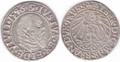MB 3. Albertas I. Prūsijos 1546 m. grašis.