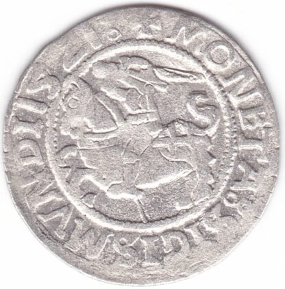 H79 AH. Žygimanto Senojo lietuviškas pusgrašis, 1521 m. - Image 2