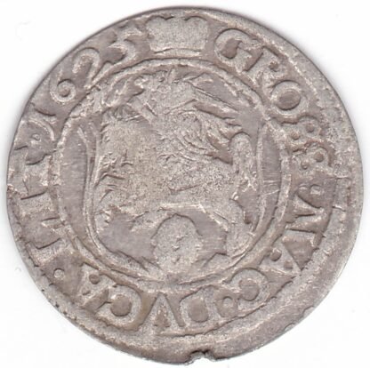 3SV142-36. Žygimantas III Vaza. Lietuviškas 1625 m. grašis - Image 3