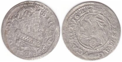 3SV142-36. Žygimantas III Vaza. Lietuviškas 1625 m. grašis