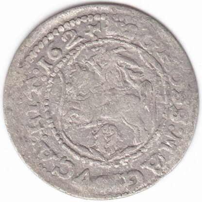 3SV142-36. Žygimantas III Vaza. Lietuviškas 1625 m. grašis - Image 3