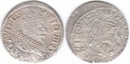 3SV142-36. Žygimantas III Vaza. Lietuviškas 1625 m. grašis