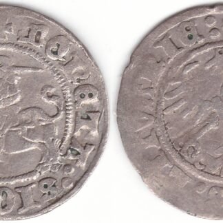 H40 L. Žygimanto Senojo lietuviškas pusgrašis, 1512 m.