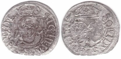 Žygimantas Vaza. Neaprašytas lietuviškas 1614 m. šilingas.