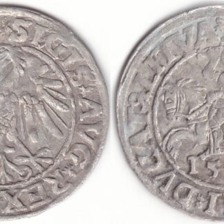 4SA34-12. Žygimanto Augusto lietuviškas pusgrašis, 1547 m.
