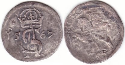 3SA2-1. Žygimanto Augusto lietuviškas dvidenaris, 1567 m.