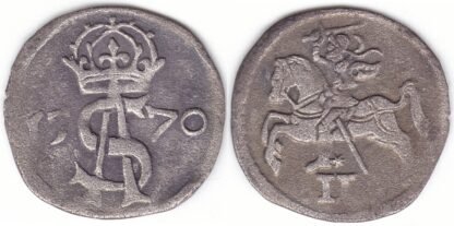 3SA4-2. Žygimanto Augusto lietuviškas dvidenaris, 1570 m.