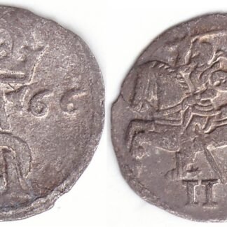 3SA1-1. Žygimanto Augusto lietuviškas dvidenaris, 1566 m.