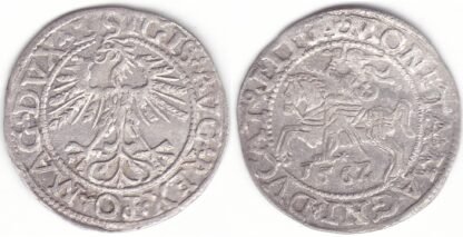 4SA115-29. Žygimanto Augusto lietuviškas pusgrašis, 1562 m.