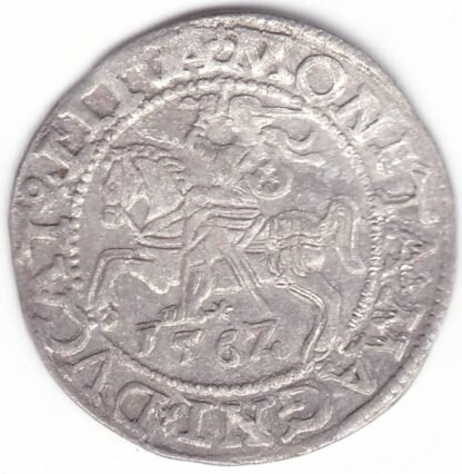 4SA115-29. Žygimanto Augusto lietuviškas pusgrašis, 1562 m. - Image 3
