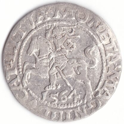 4SA158-43. Žygimanto Augusto lietuviškas pusgrašis, 1564 m. - Image 3