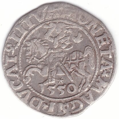 4SA45-13. Žygimanto Augusto lietuviškas pusgrašis, 1550 m. - Image 3