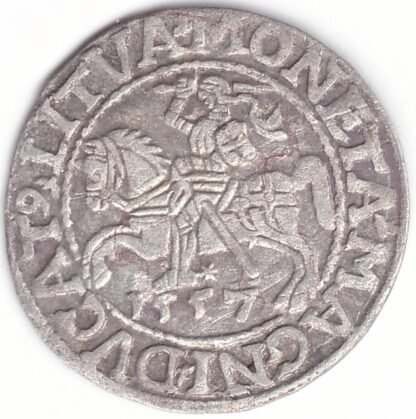 4SA68-16. Žygimanto Augusto lietuviškas pusgrašis, 1557 m. - Image 3