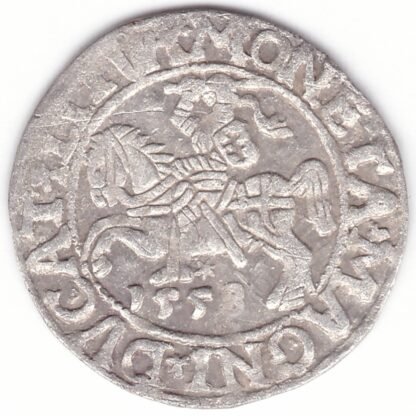 4SA81-24. Žygimanto Augusto lietuviškas pusgrašis, 1558 m. - Image 3