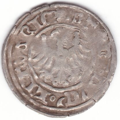 H1 D. Aleksandro Jogailaičio lietuviškas pusgrašis - Image 3