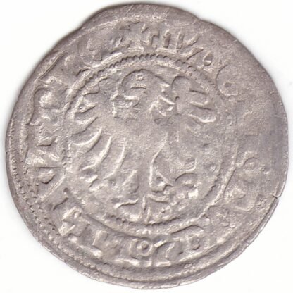 H3 A. Aleksandro Jogailaičio lietuviškas pusgrašis - Image 3