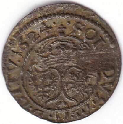 2SV147-54. Žygimantas Vaza. Lietuviškas 1624 m. šilingas - Image 3