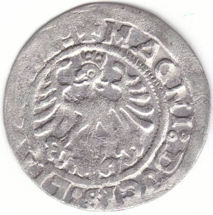 H69 C. Žygimanto Senojo lietuviškas pusgrašis, 1519 m. - Image 3