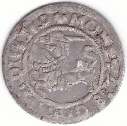 H69 C. Žygimanto Senojo lietuviškas pusgrašis, 1519 m. - Image 2