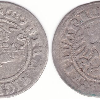 H53 C. Žygimanto Senojo lietuviškas pusgrašis, 1518 m. MONTEA.