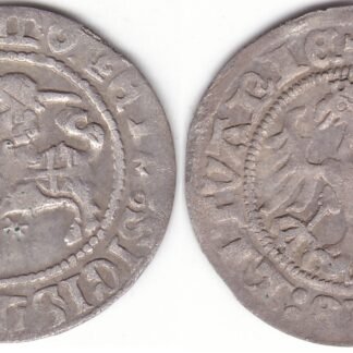 H55 O. Žygimanto Senojo lietuviškas pusgrašis, 1518 m.