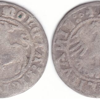 H57 B. Žygimanto Senojo lietuviškas pusgrašis, 1518 m. Got/ren.