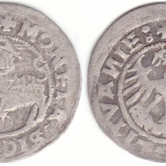 H62 A1. Žygimanto Senojo lietuviškas pusgrašis, 1519 m.