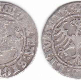 H34 I. Žygimanto Senojo lietuviškas pusgrašis, 1509 m.