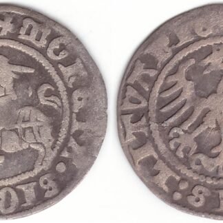 H41 AB. Žygimanto Senojo lietuviškas pusgrašis, 1513 m.