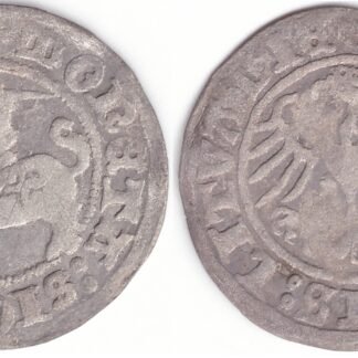 H41 J. Žygimanto Senojo lietuviškas pusgrašis, 1513 m.