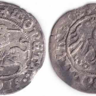 H40 X. Žygimanto Senojo lietuviškas pusgrašis, 1512 m.