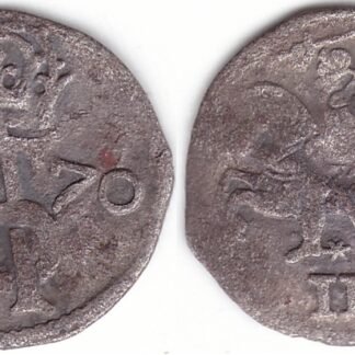 3SA4-2. Žygimanto Augusto lietuviškas dvidenaris, 1570 m.