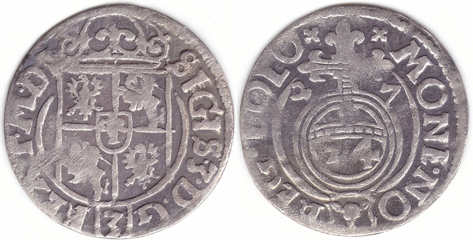 Kop. 876. Žygimantas Vaza. Lenkiškas 1627 m. pusantrokas