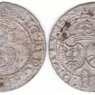 2SV108-53. Žygimantas Vaza. Lietuviškas 1624 m. šilingas RR. Dvi datos.