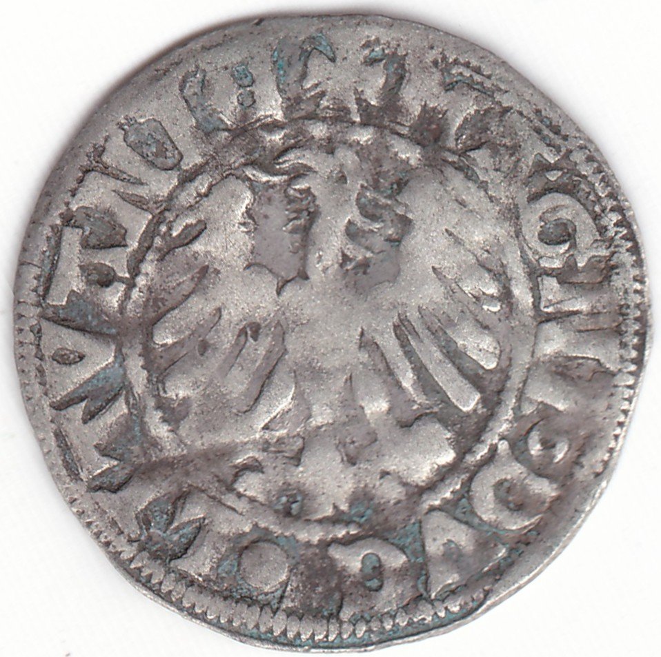 H27 C. Aleksandro Jogailaičio lietuviškas pusgrašis ALEXAND' - Image 3