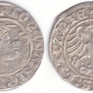 H34 A. Žygimanto Senojo lietuviškas pusgrašis, 1509 m.