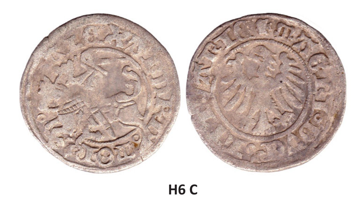 H6 C. Aleksandro Jogailaičio lietuviškas pusgrašis IŠ KNYGOS - Image 2