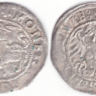 H61 A1. Žygimanto Senojo lietuviškas pusgrašis, 1519 m.