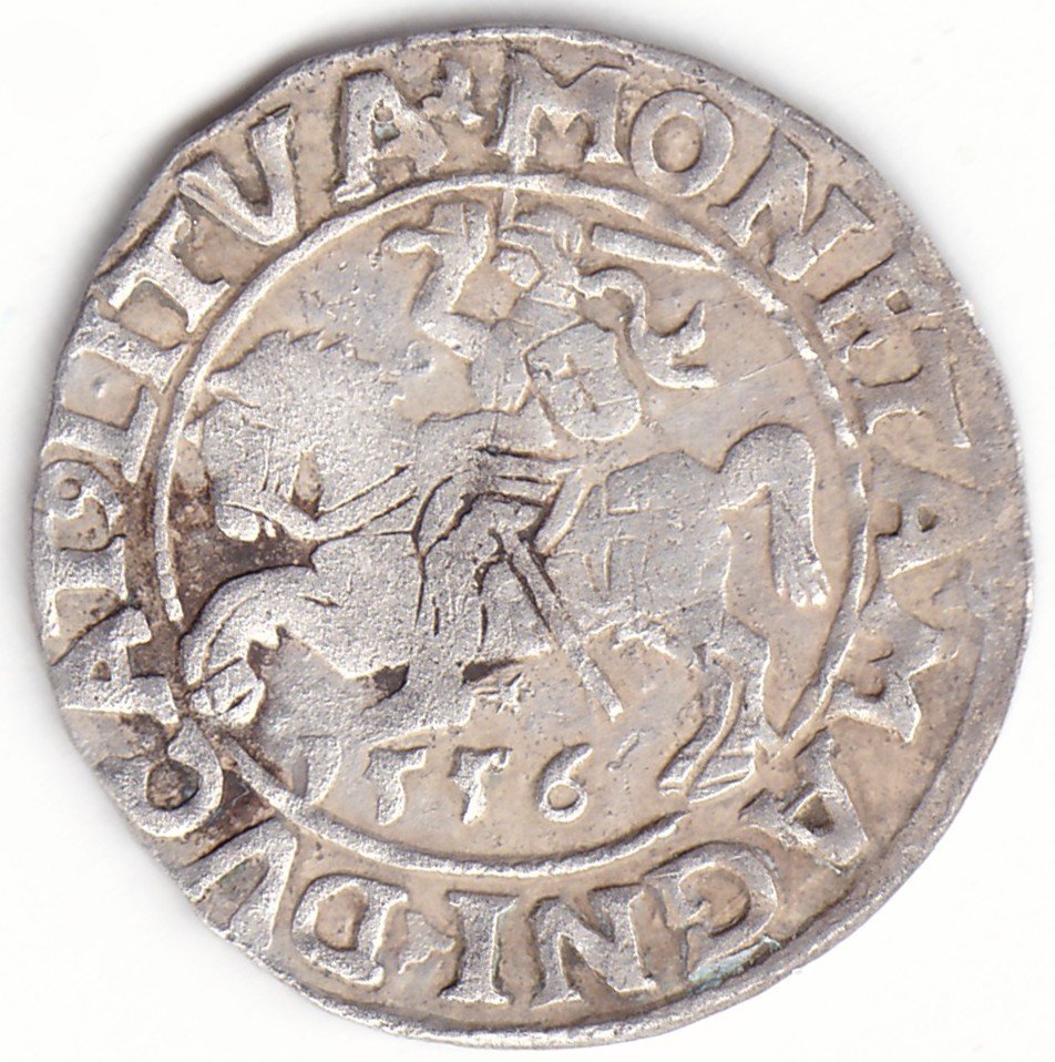 4SA192-16. Žygimanto Augusto lietuviškas pusgrašis, 1556 m. - Image 3