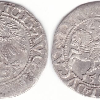 4SA120-30. Žygimanto Augusto lietuviškas pusgrašis, 1562 m.