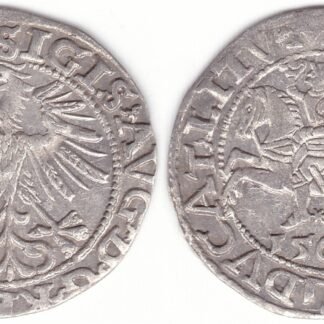 4SA139-37. Žygimanto Augusto lietuviškas pusgrašis, 1563 m.
