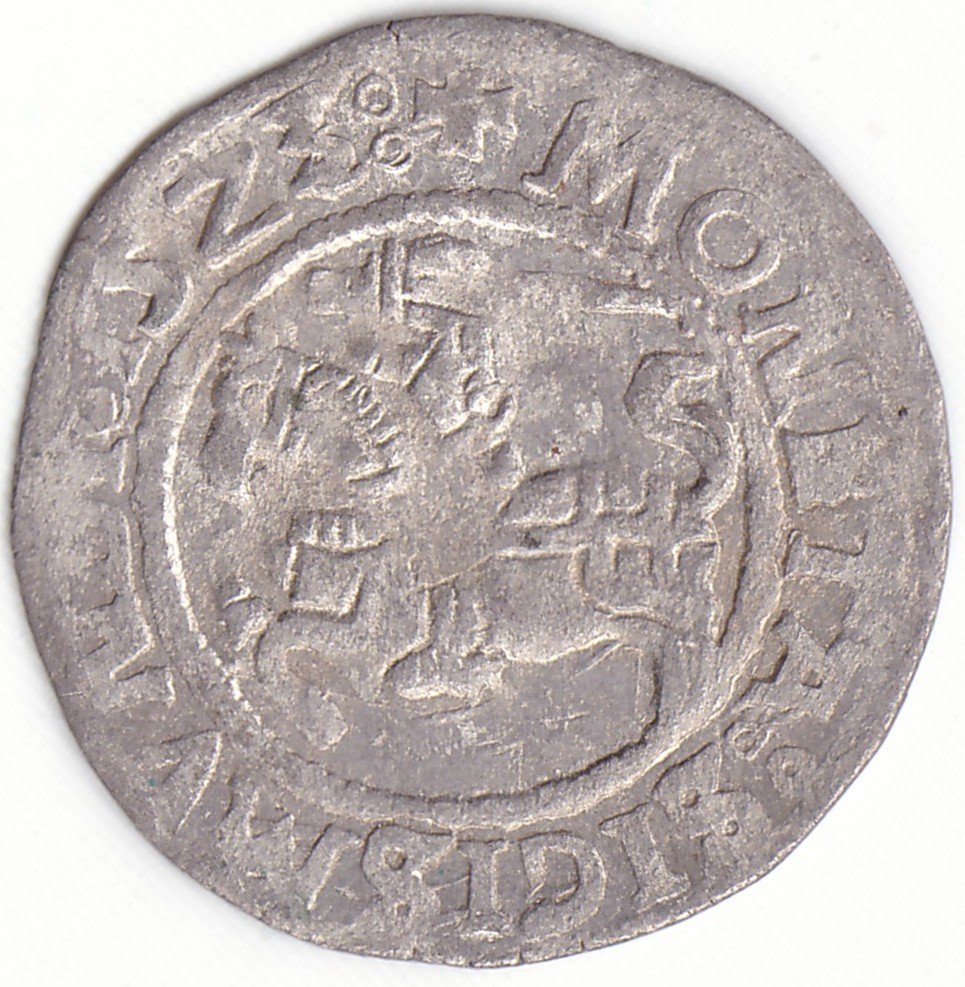 H85 F. Žygimanto Senojo lietuviškas pusgrašis, 1523 m. - Image 2